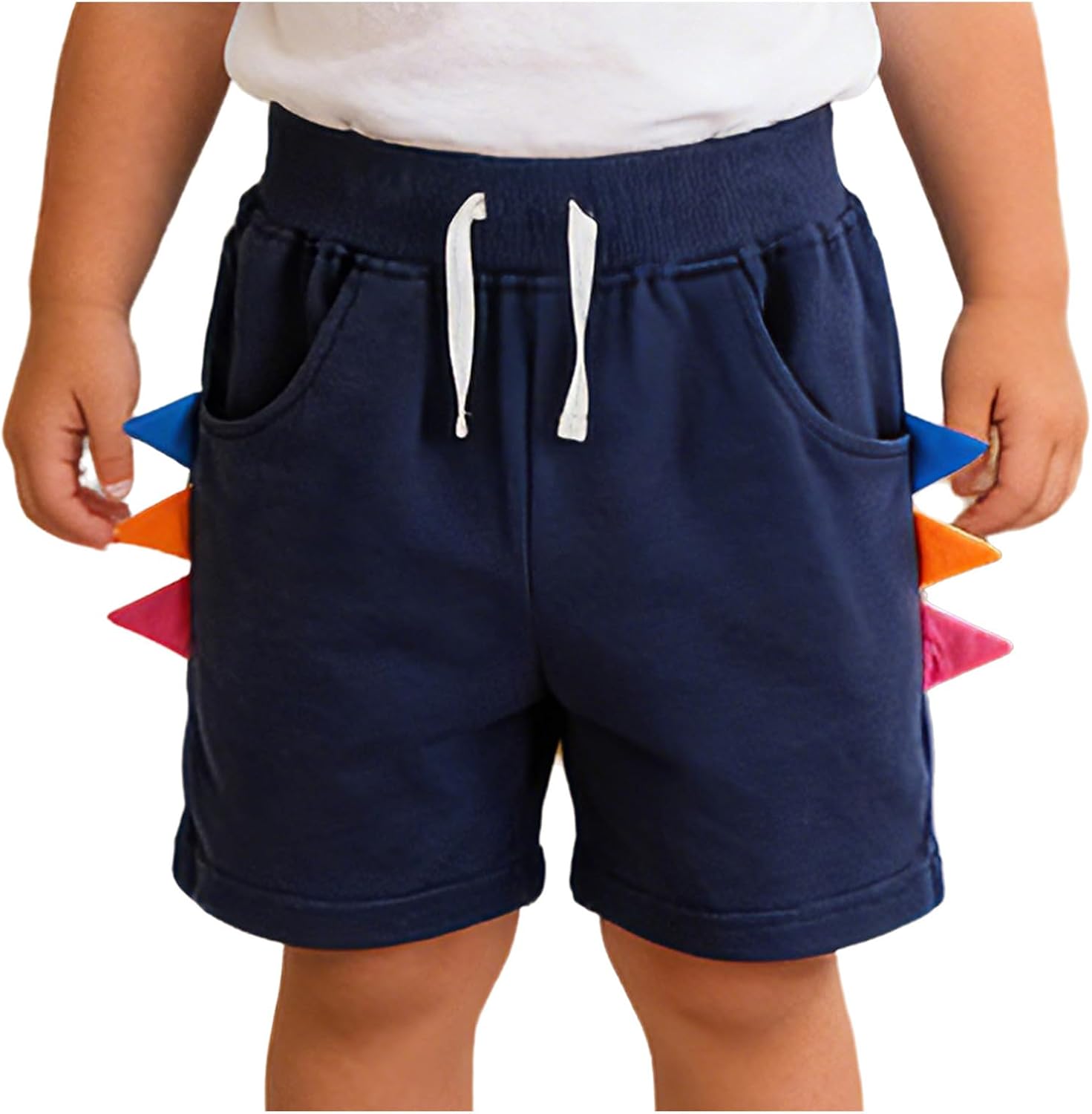 Jugaoge Kids Shorts with Pockets for Casual Daily Life Adorable Fashion Jump Weekend Walking Exercise