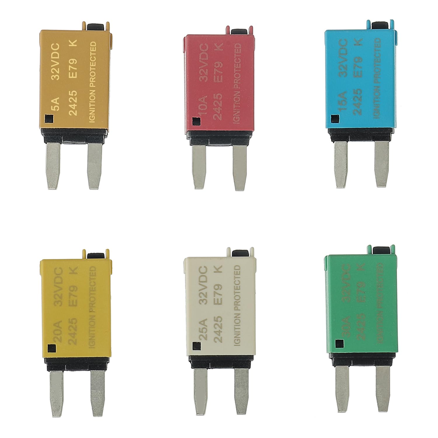 10A DC 12V-14V Auto Reset Circuit Breaker ATC/ATO Low Profile T1 Mini Blade Fuses Breakers for Car Trucks Marine Boat RV Solar and More,2 Pack — Amazon image 20