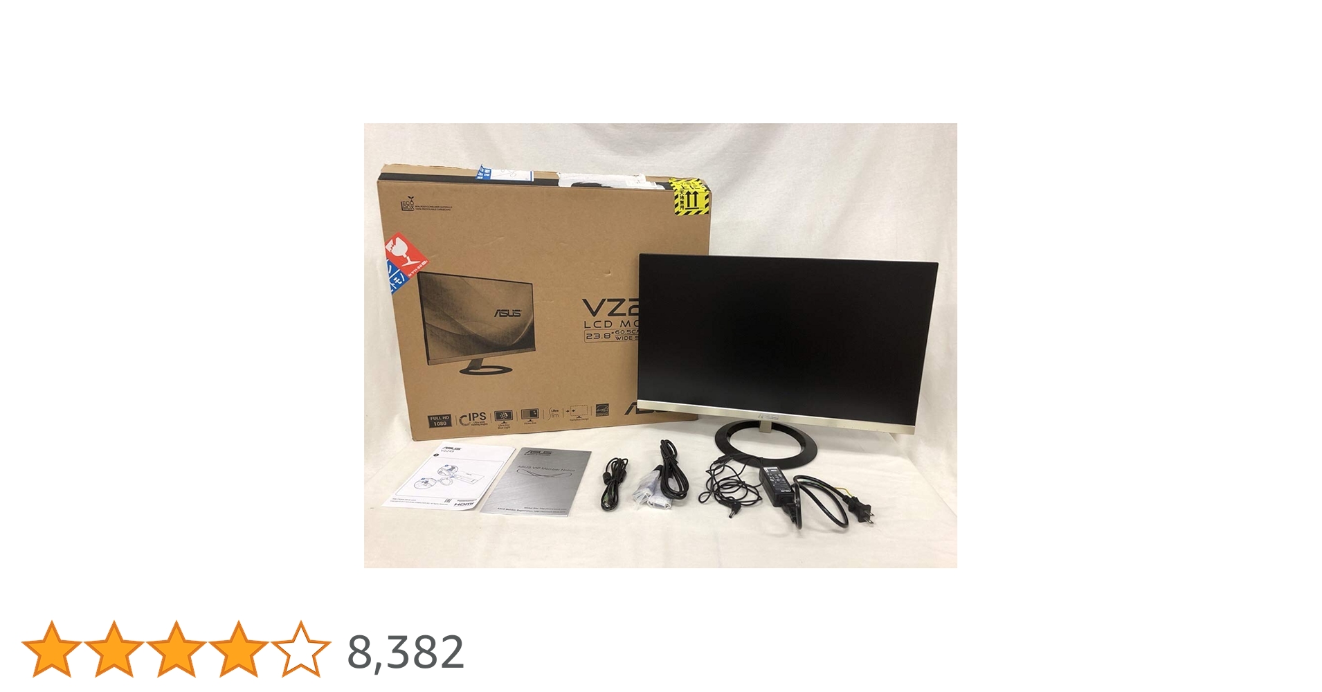 Amazon.co.jp: ASUS フレームレス モニター 23.8インチ IPS 薄さ7mmの