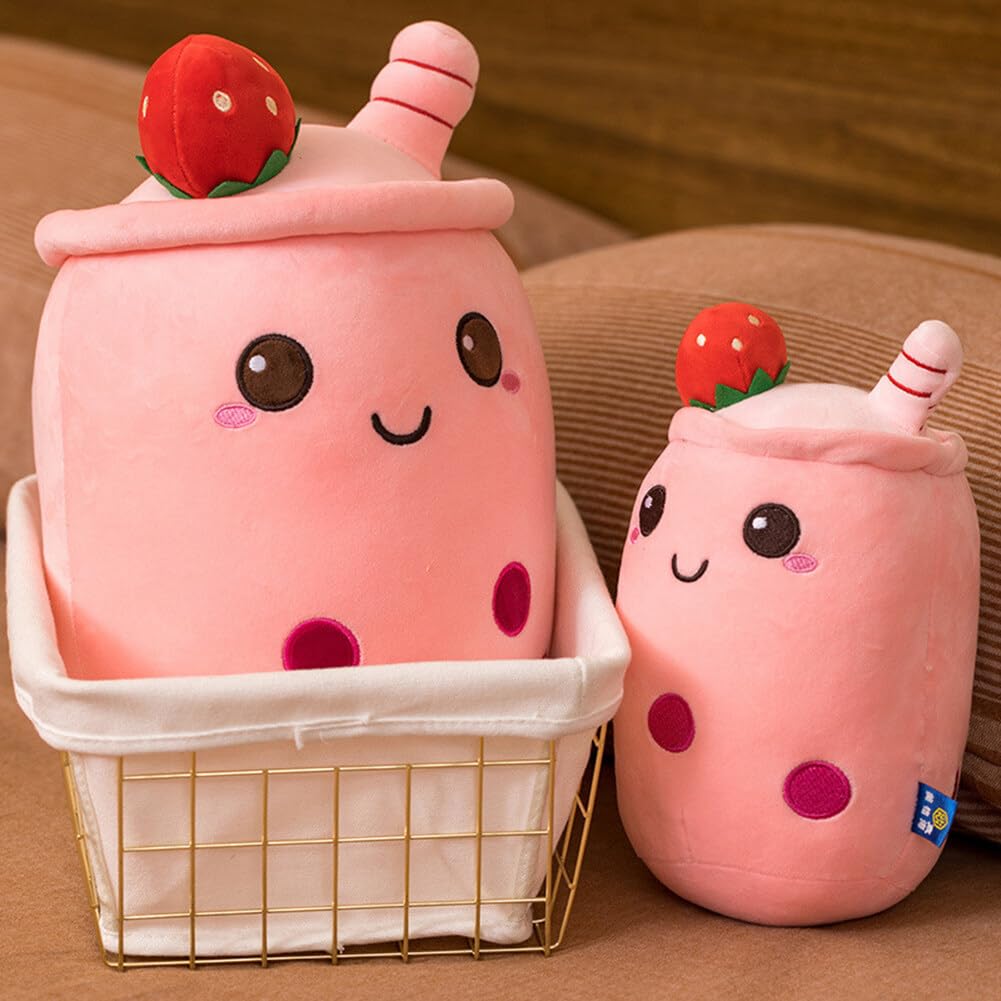 Mislaxy Bubble Tea Katze Plüschtier – Kuschelige Milchtee-Katze Aus Samt, 20 Cm Groß, Perfekt Als Deko & Geschenk Für Katzenfans