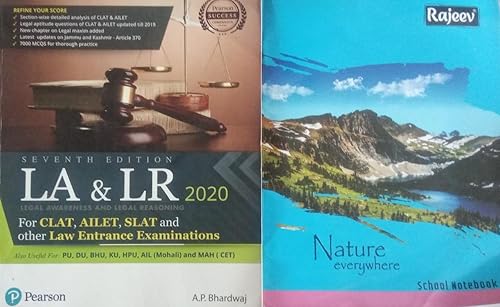 LA &amp; LR For Clat AILET SLAT And Other Law Entrance Examinations By AP Bhardwaj (S)