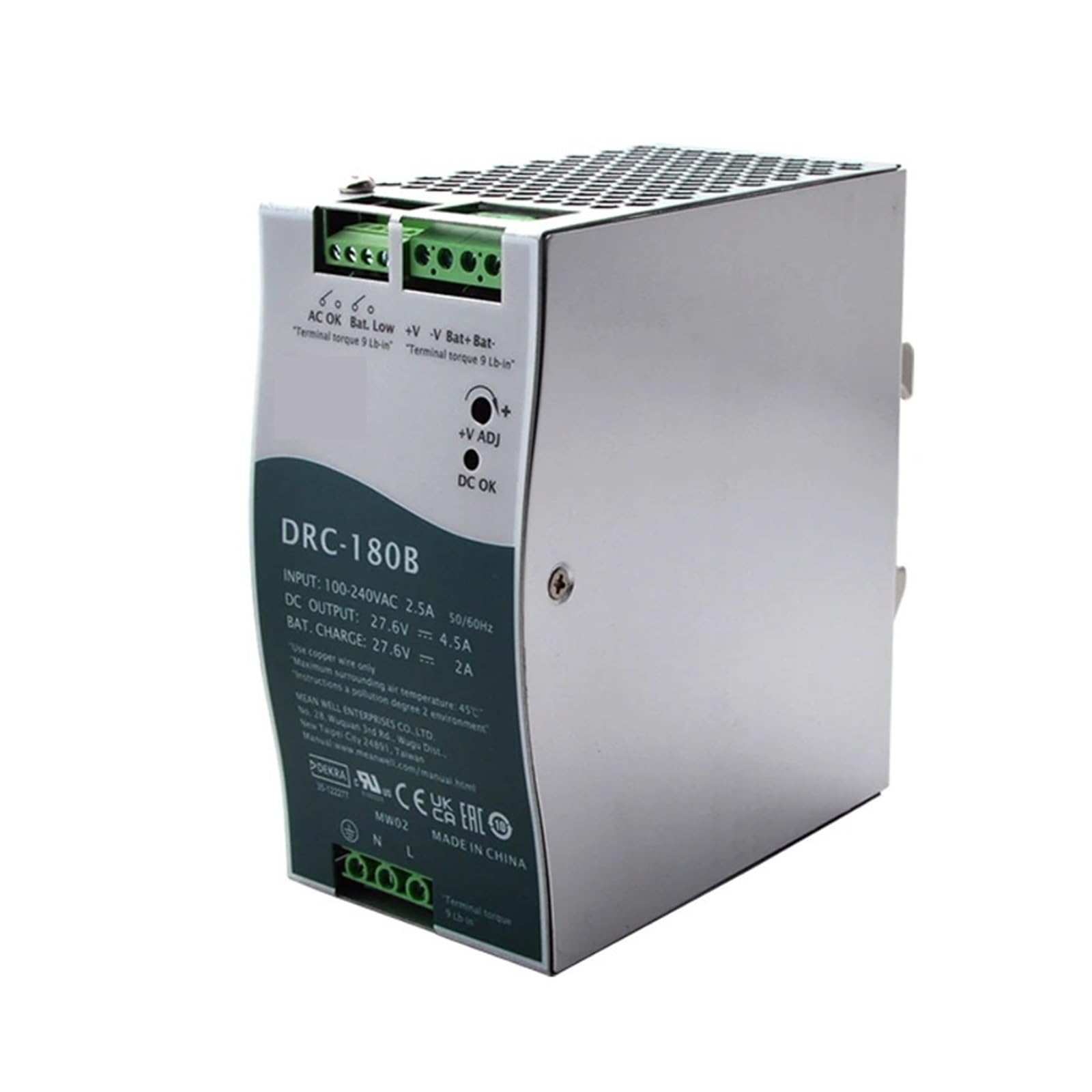 BRODEFUP DRC-180 DRC-180A DRC-180B 180W Single Output with Battery Charger(DRC-180A)