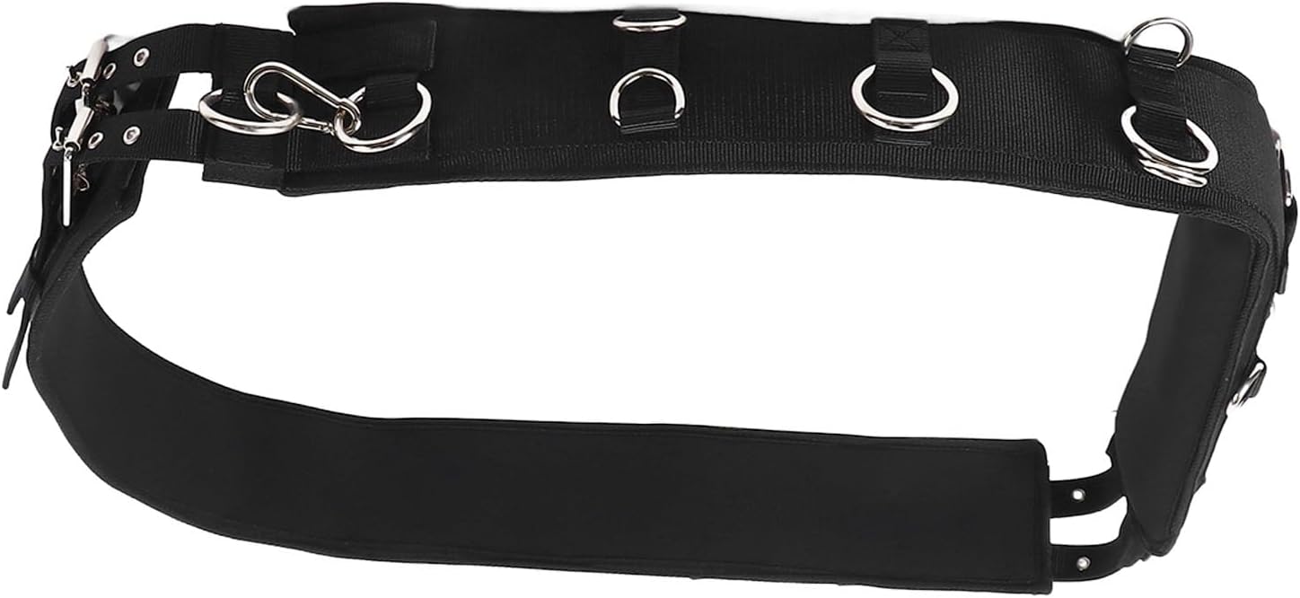 Pssopp Horse Surcingle Professional Lunging Training Adjustable Length Training Surcingle for Equestrian Training