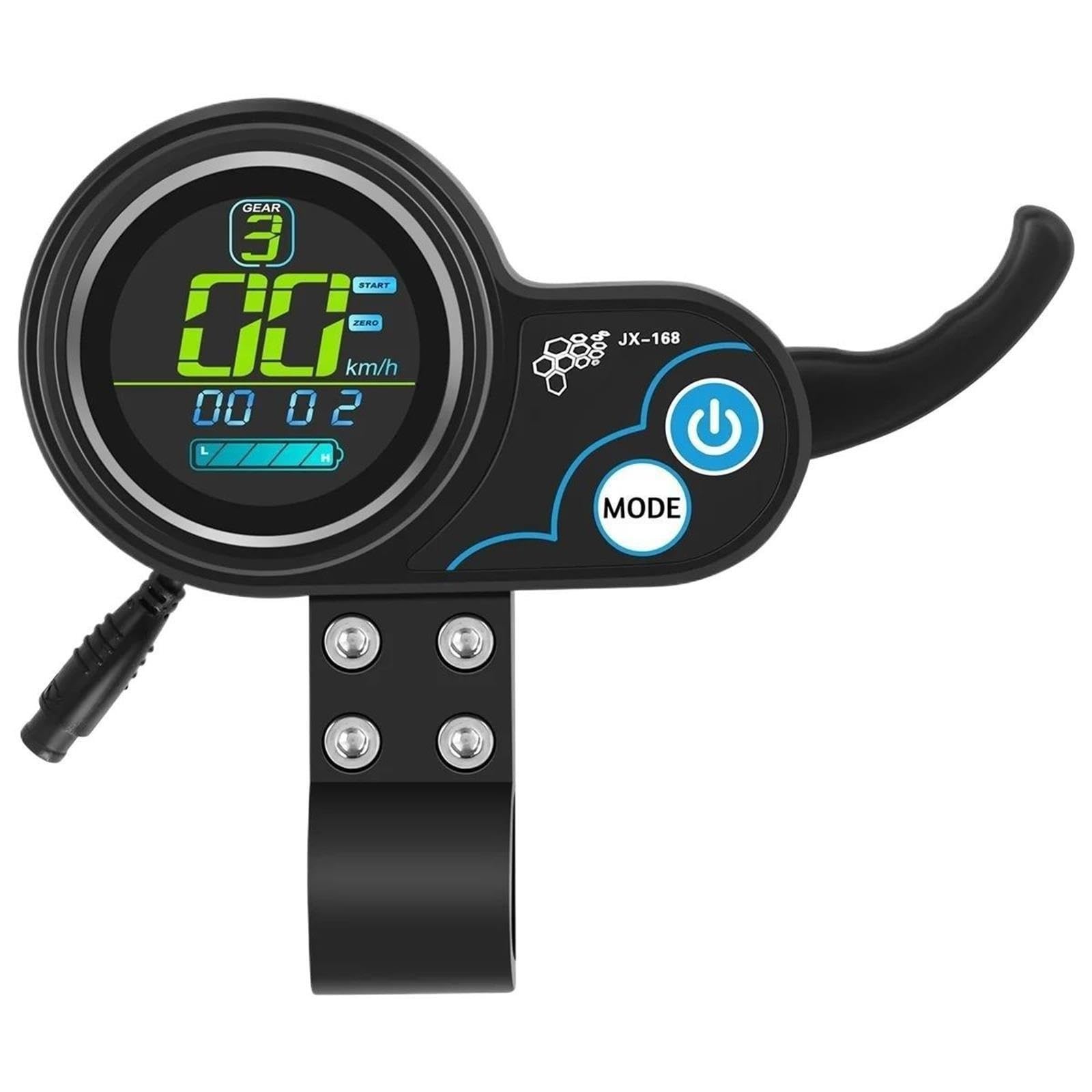 Beschleunigungsinstrument Elektroroller 36V/48V LCD-Bildschirm Gouverneur Instrument Drosselklappenzubehör