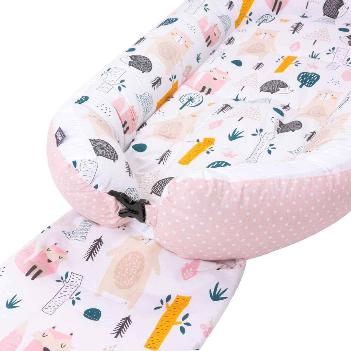 Bellochi | Set di 5 Pezzi per Neonato | Realizzato in 100% Cotone | Riduttore Lettino Neonato 90x60cm | Cuscino Bambino | Cuscino Neonato con Fodere | 4rest