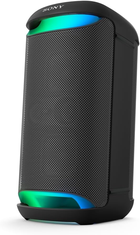 SRS-XV500 Portable Bluetooth Wireless Karaoke Party Speaker | 20 Hr Battery with Quick Charging, IPX4 Splash Resistant, Ambient Lights, Illuminated Touch Panel, Comfortable Handle