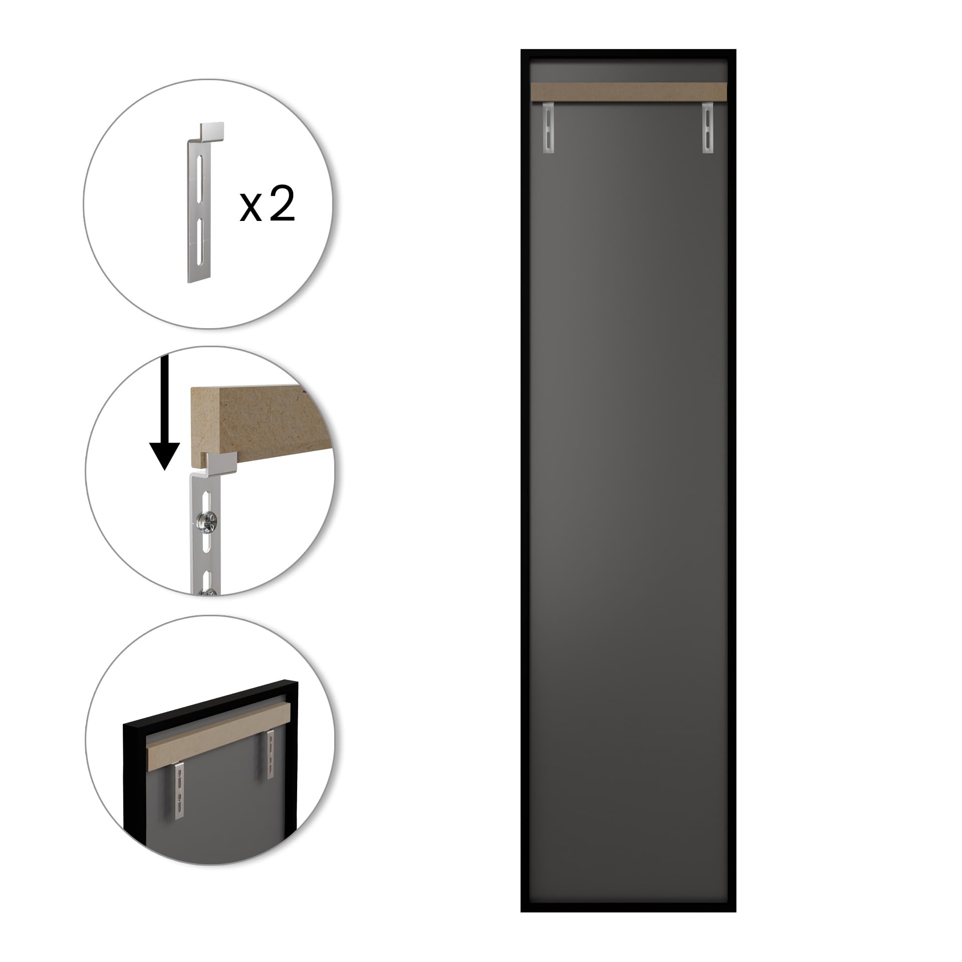 STYLER panel lustrzany MODUŁ C 35 x 140 cm