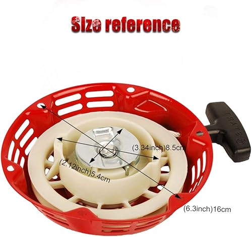 Miniatura 10 de HIFROM Arrancador de retroceso con montaje de copa de arranque de repuesto para mini bicicleta Baja Warrior Heat MB165 MB200 163CC 196CC 5.5HP 6.5HP