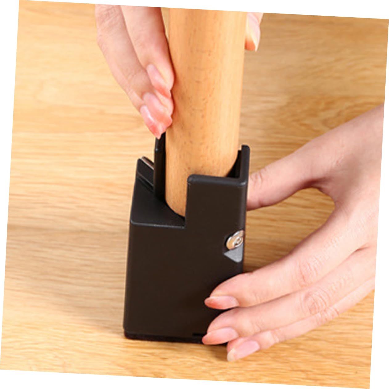 Mikinona Elevadores Ajustables con de 2 Pulgadas Patas de Muebles para Soporte Estable Instalación Fácil, Juego de 4 Piezas y para Camas, Escritorios Sillas