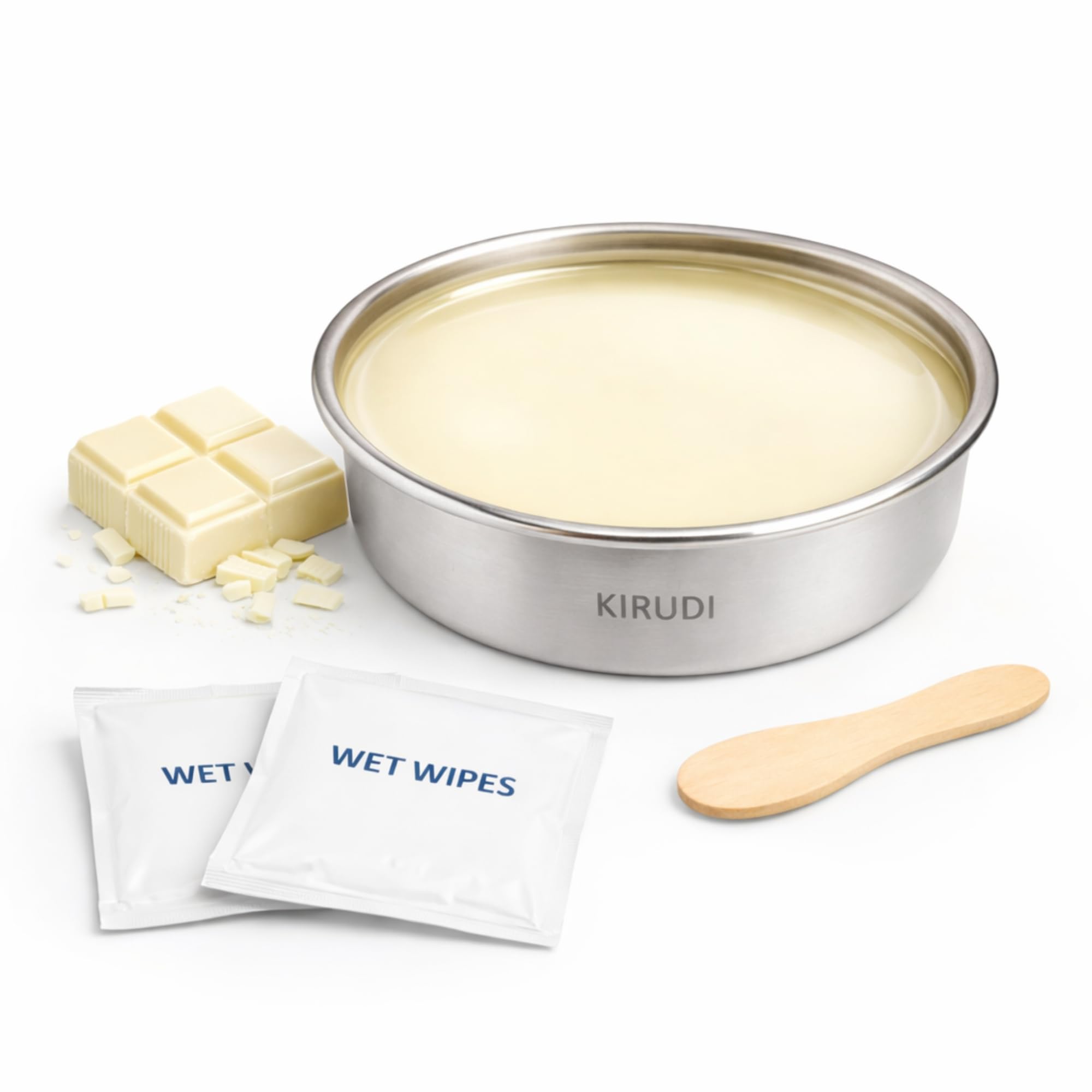 KIRUDI White Chocolate Katori Wax for Hair Removal for Women | Creamy Brazilian Hard Wax for Bikini, Face & Underarms | Stripless Wax for Sensitive Skin | 100 g (Pack of 1)-image-35