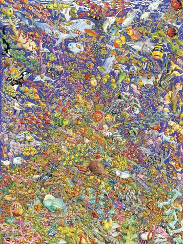 Ravensburger - Puzzle 1500 pièces - Beaucoup de Poissons colorés
