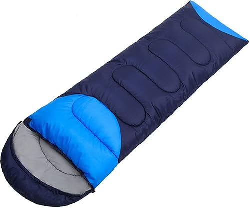 Miniatura 10 de Saco de dormir ligero para adultos y niños, cálido y transpirable, saco de dormir para mochileros al aire libre, longitud total, 86.6 in86.5