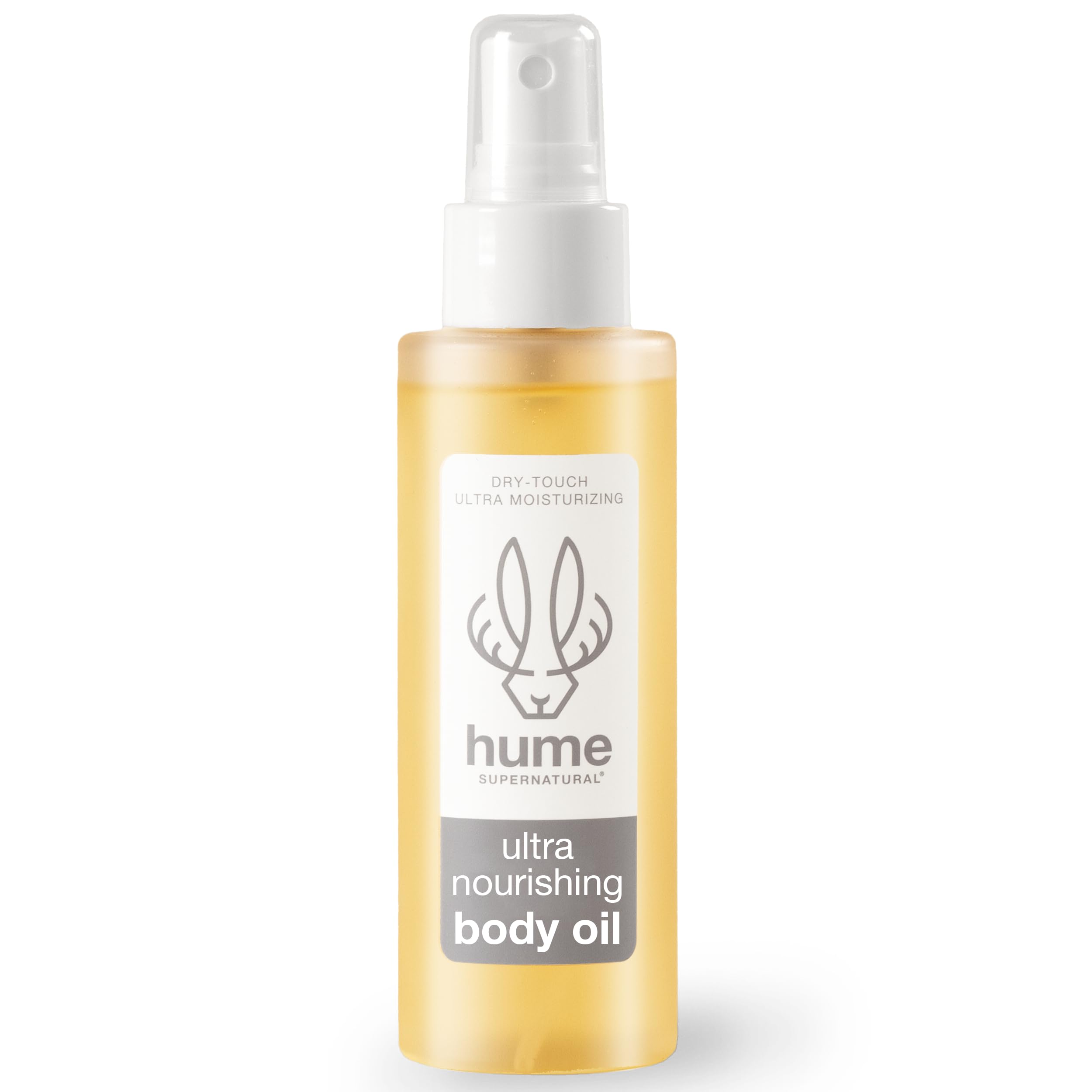 HUME SUPERNATURAL Dry Body Oil Spray - Moisturizing Oil for Dry Skin, After Shower Body Oils for Women and Men, Oil Body Spray, Nourishing, Hydration, Glow, Fragrance Free, 1 Pack Fragrance Free 1-Pack