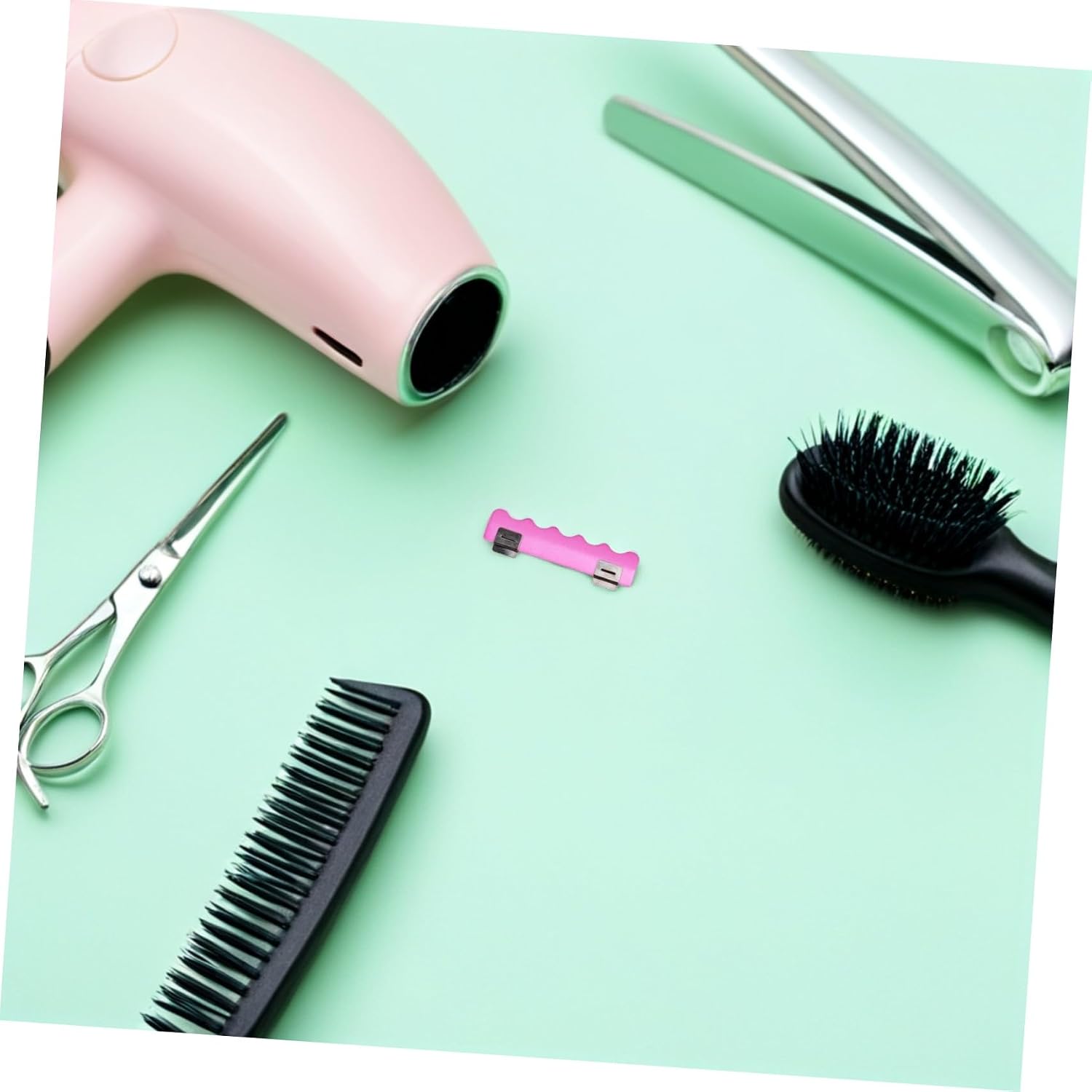 LABRIMP 2pcs Blow Dryer Nozzle Replacement Concentrator Attachments for Hair Styling Comb Accessories Lightweight Plastic for Straight and Curly Hair Use at Home or Vacations