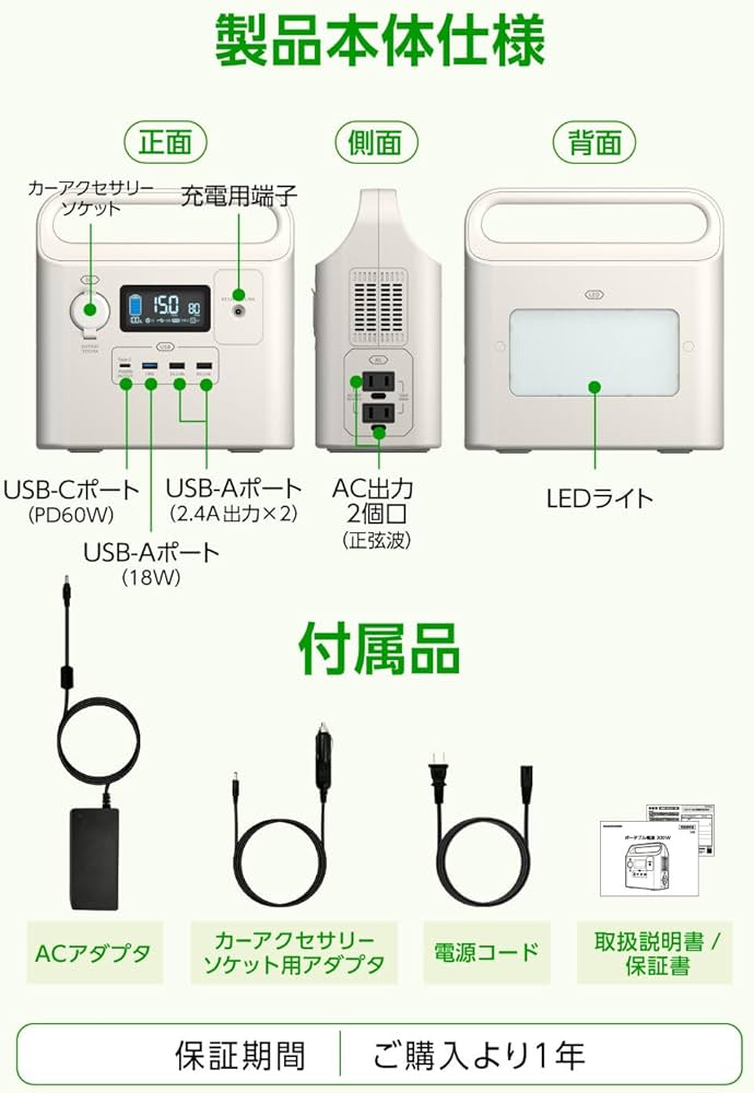 Amazon.co.jp: 多摩電子工業 200Wポータブル電源 リチウムイオン