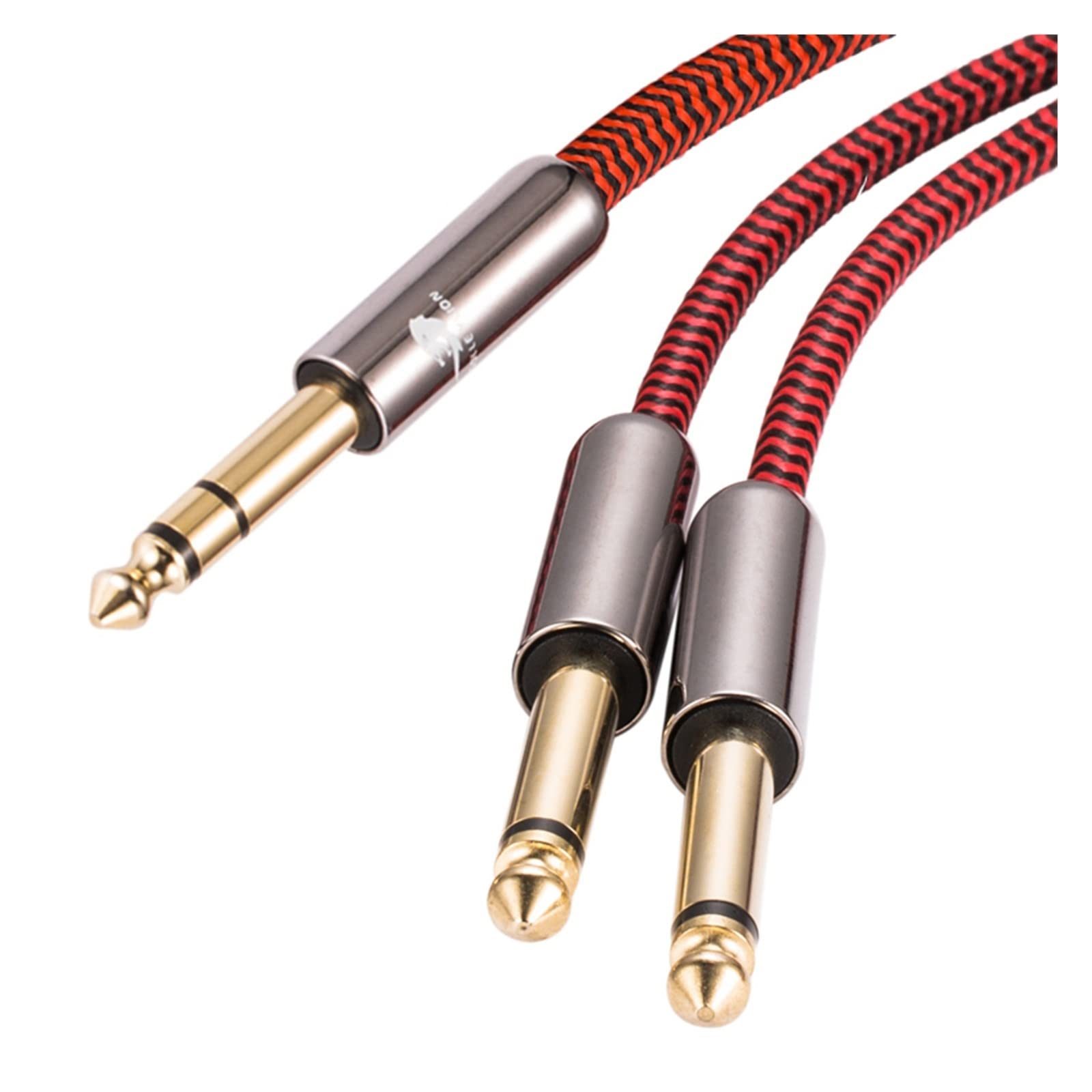 Artemisia Audiokabel Stereo 1/4"auf Dual 1/4" Kompatibel mit Verstärker Soundbox Mischpult 6,35 mm TRS Klinke Splitterkabel 1M 2M 3M 5M 8M (Size : 5meter)