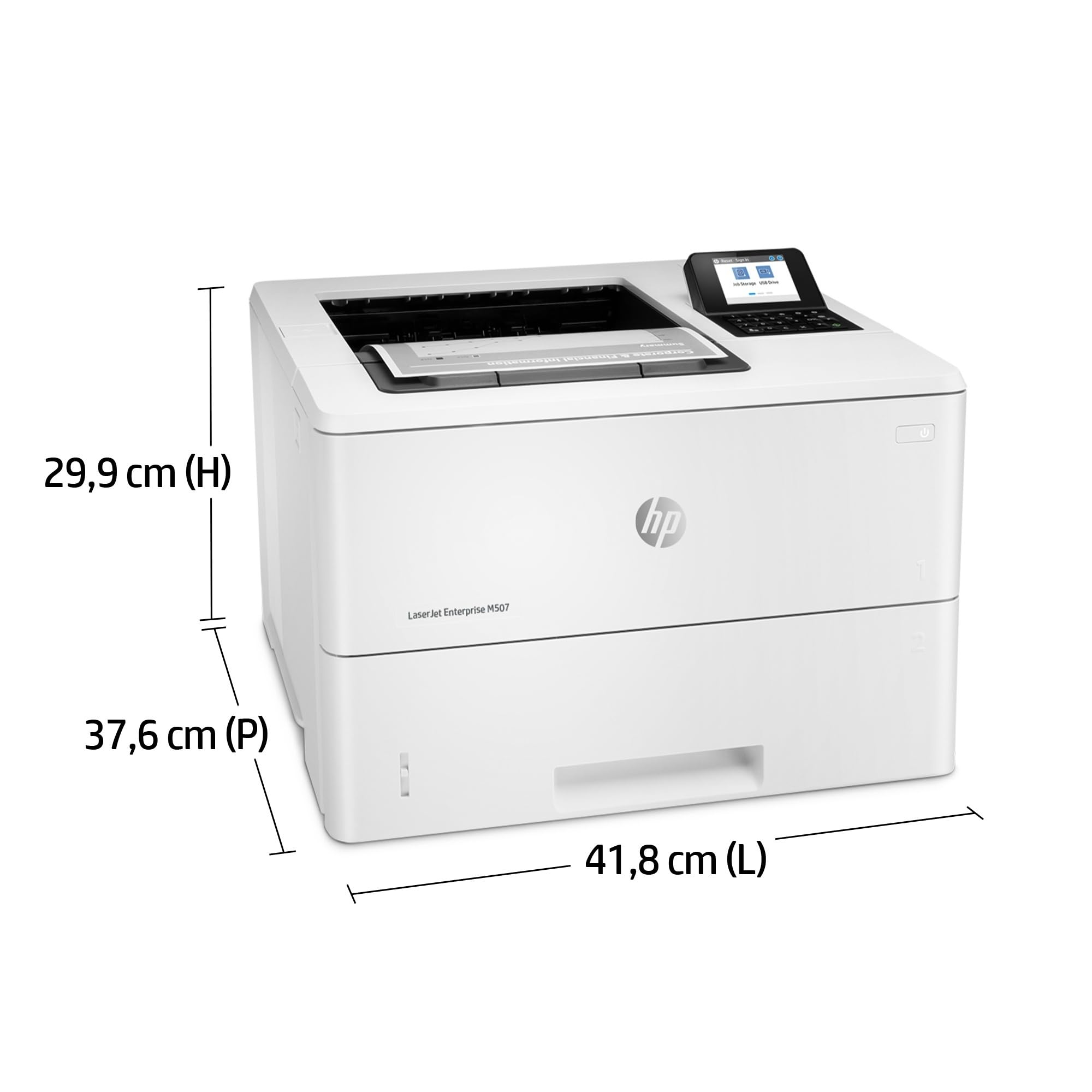 HP LaserJet Enterprise M507dn Imprimante Monofonction A4 Noir et Blanc Recto Verso Automatique 50 ppm USB Gigabit Ethernet