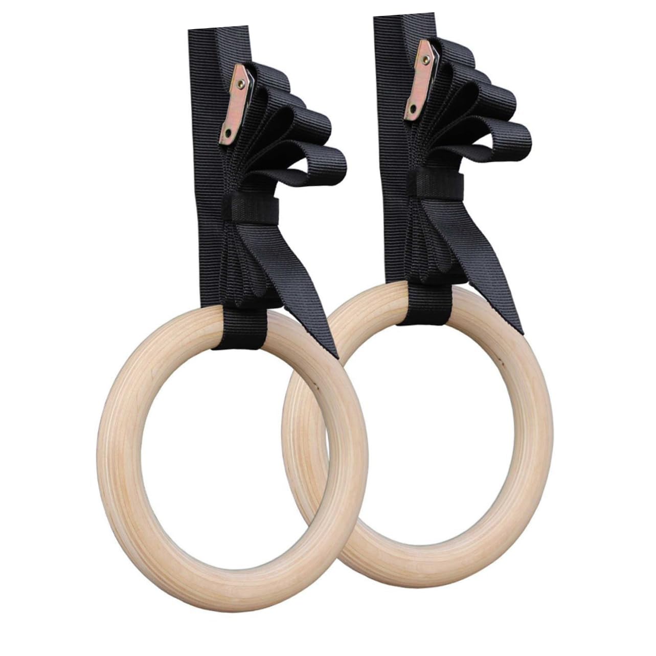 VICASKY Fitness Rings Gymnastic Rings for Women with Adjustable Straps for Full Body Strength Training (28mm)