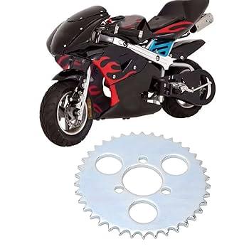 Ldafava T8F 38T Kettenrad - Hinteres Ritzel Für 2-Takt Goped Scooter Upgrade
