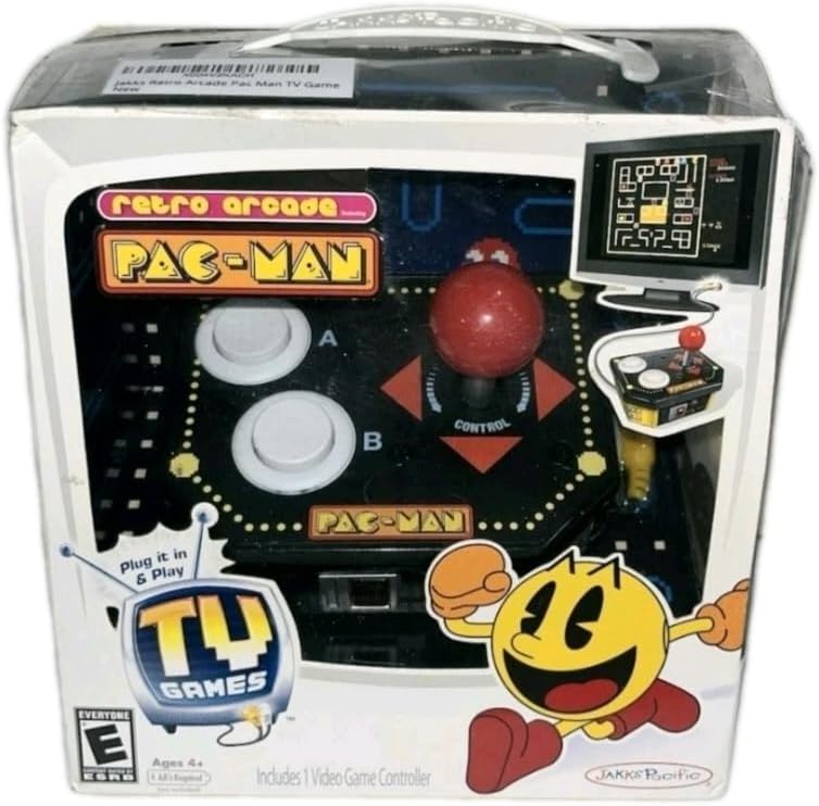 Pac-Man Retro Arcade Plug & Play Tv Video Game System