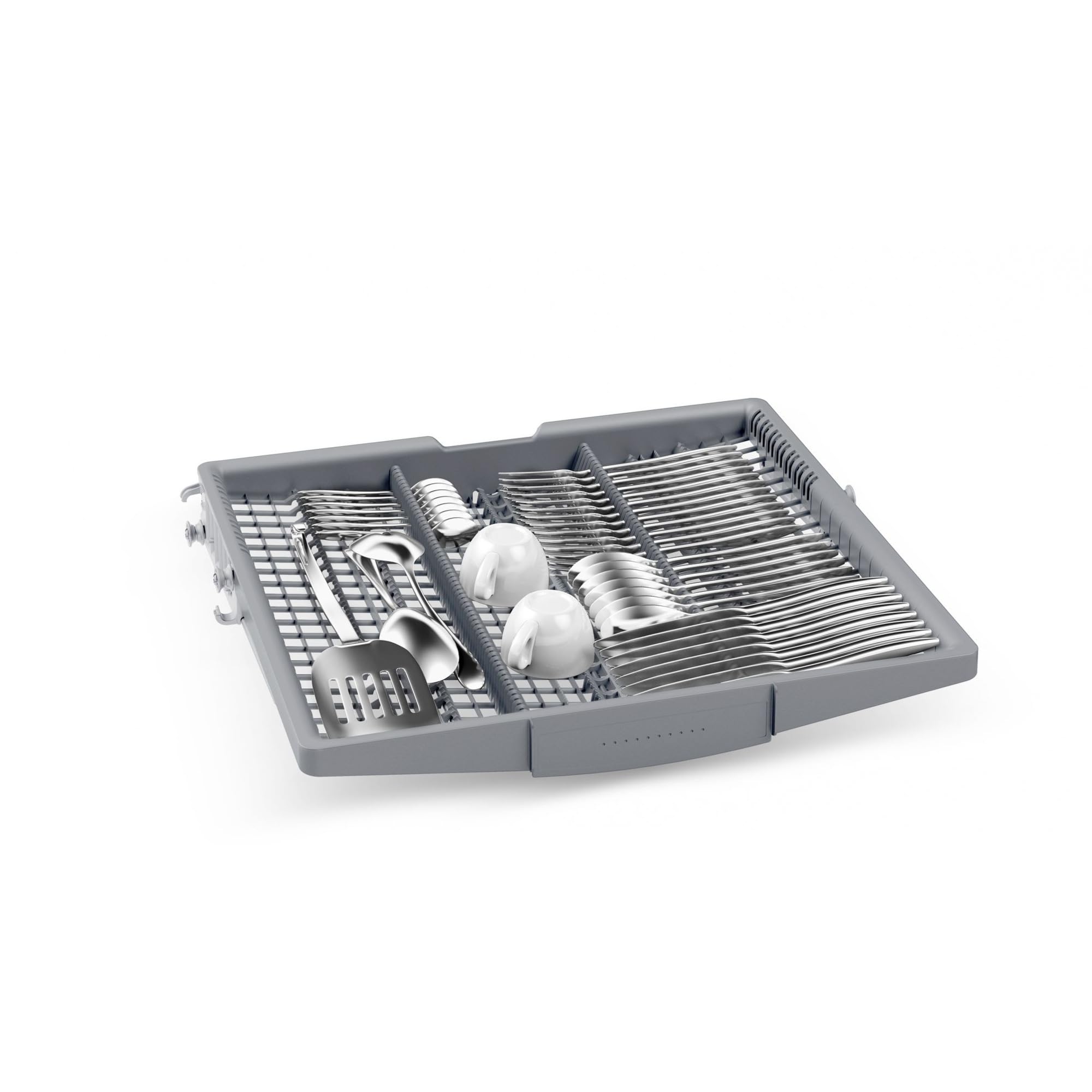 Bosch SMH4ECX28E, serie 4, lavastoviglie intelligente completamente integrata 60 cm, cassetto portaposate, lavastoviglie Made in Germany, cerniera Vario, particolarmente silenziosa, SpeedPerfect+,