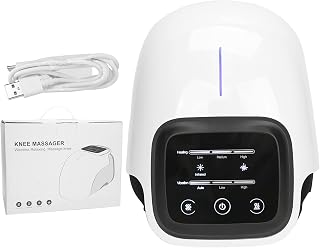 Cordless Knee Massager, Infrared Heat and Vibration Knee Pain Relief Wearable with Heat Rechargeable Electronic Smart Knee Massage Knee Joint Pain Injury Swelling and Stiffnes