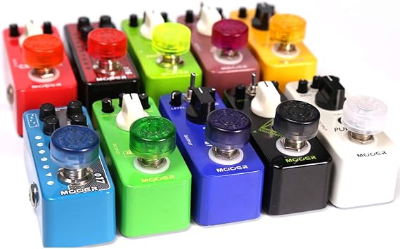 MOOER Red&Green Guitar Effects Pedal Footswitch Toppers