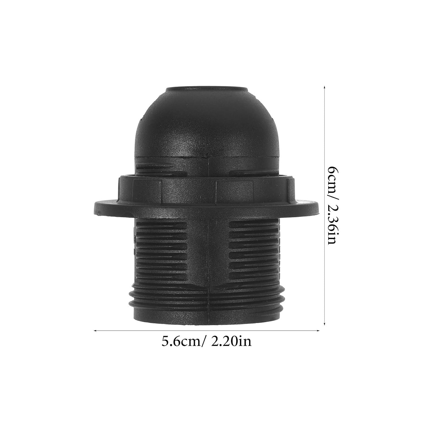 NUOBESTY E26 Threaded Lamp Holder Socket 2.36 Inch Pe Base for DIY Pendant Light and Table Lamp Fixtures 250V Safe and Reliable