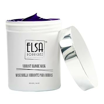 Vibrant Blonde masks hair, hair toner for blonde, purple hair mask, hydrating mask hair toning gloss, color treated hair mask, treatment highlights hair blonde,16 Oz 450 ml