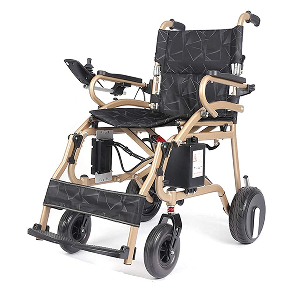 Electric Wheelchair for Adults Silla de Ruedas Electrica para Adultos Dual Motor Li Ion Battery Lightweight Folding Moto (12ah)