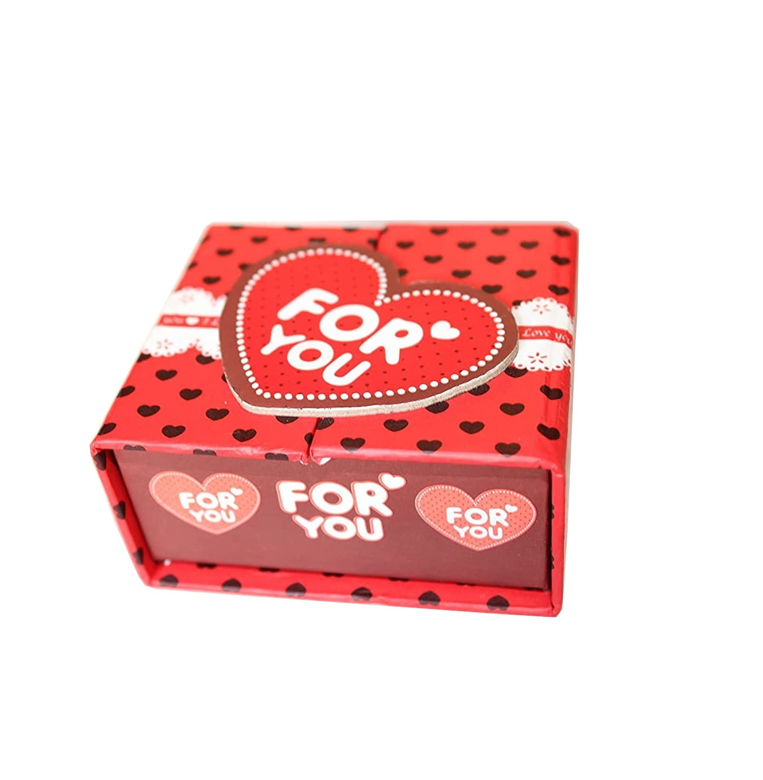 Lilone Women's Fabric Panty in a Box (Color Red, Free Size) | Valentine Gift for Girlfriend Wife