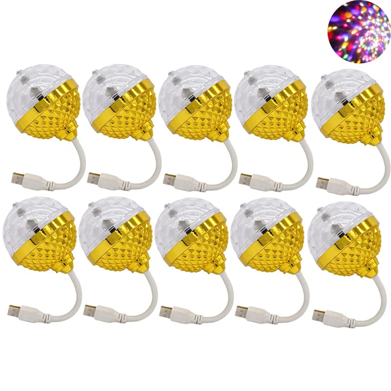 Décoration de scène avec lot de 10 boules lumineuses magiques