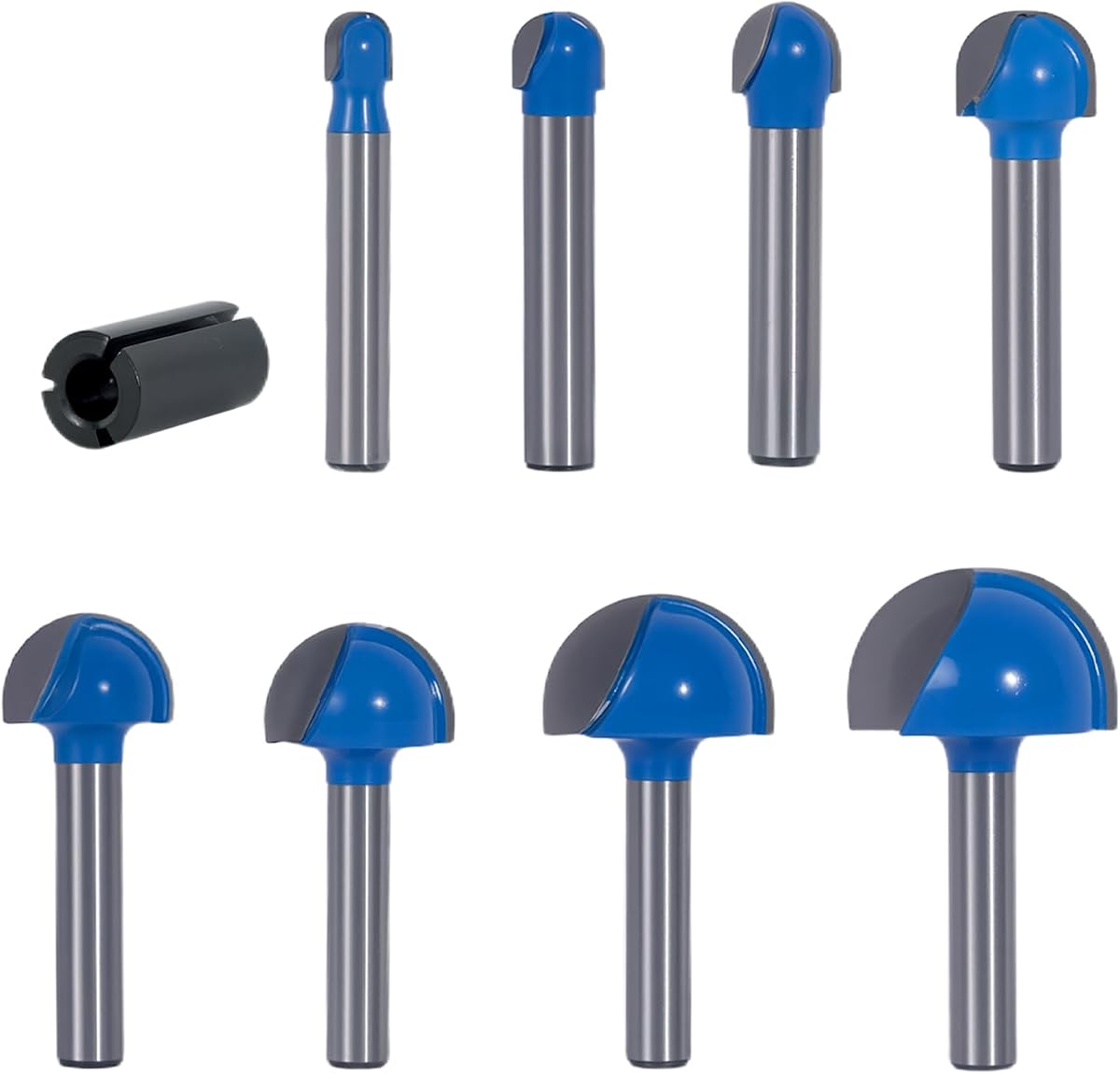 8Pcs Core Box Router Bits 1/4 Inch