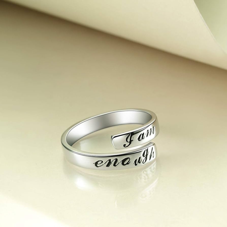 アクセサリー Good Enough 90s ring silver 925 19mm I AM ENOUGH