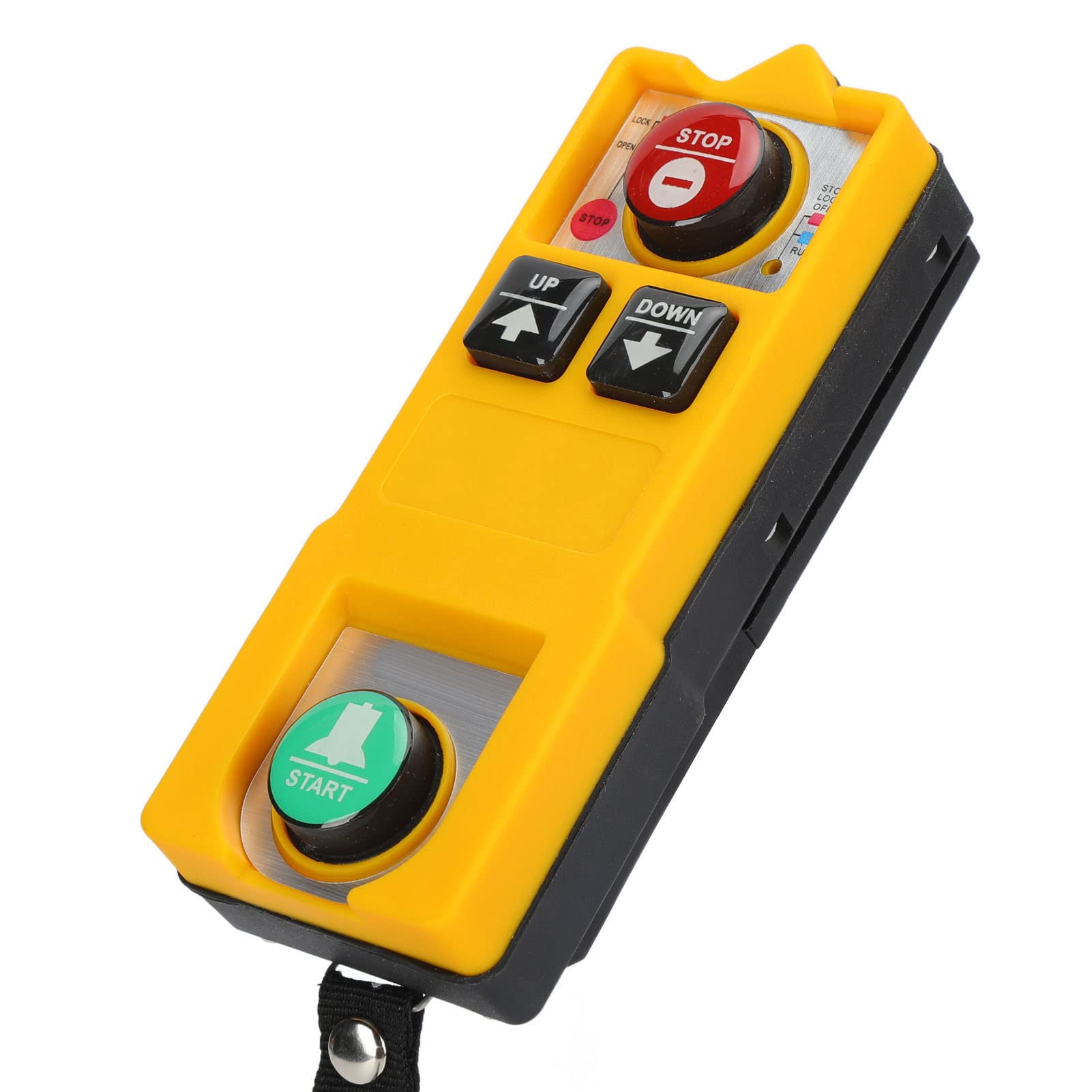 Telecomando Senza Fili per Gru di Sollevamento, Interruttore di Controllo Dell'ascensore Elettrico del Trasmettitore e Ricevitore Wireless a 800 MHz Impermeabile IP68, Distanza di Controllo(CA 220V)