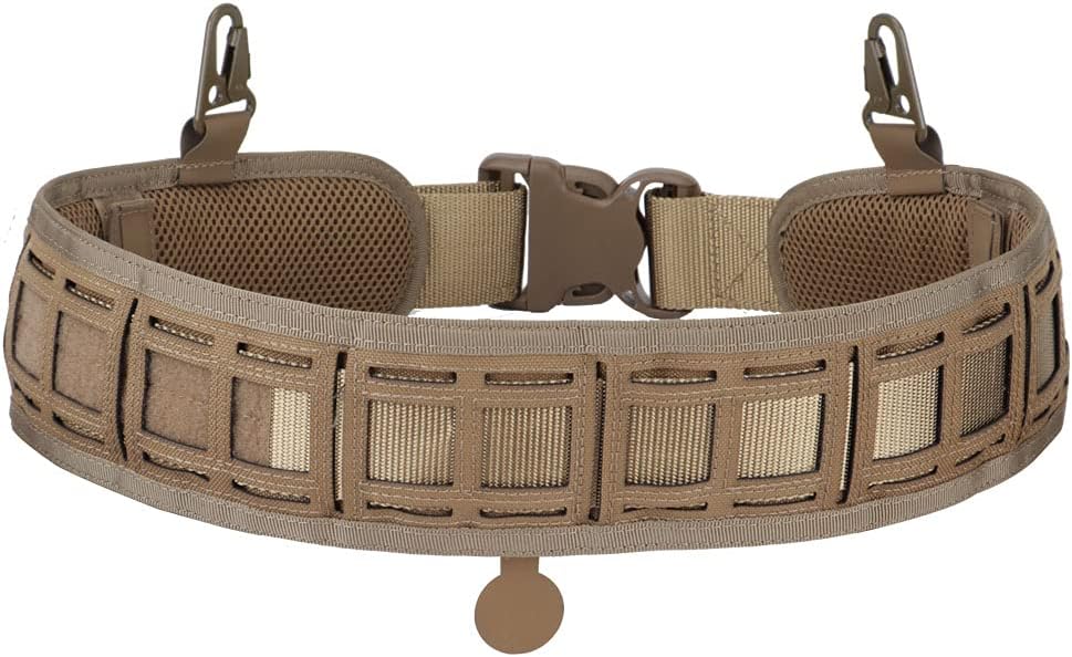 Jungle Leopard 1000D Nylon Molle Tactical Belt for Men Military Soft Padded Airsoft Belt Paintball Belt