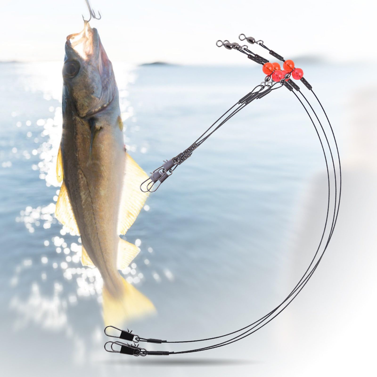 Stainless Fishing Leader Wire Leader for Baits Hook High Strength Fishing Tackle Fishing Wire Leader Line