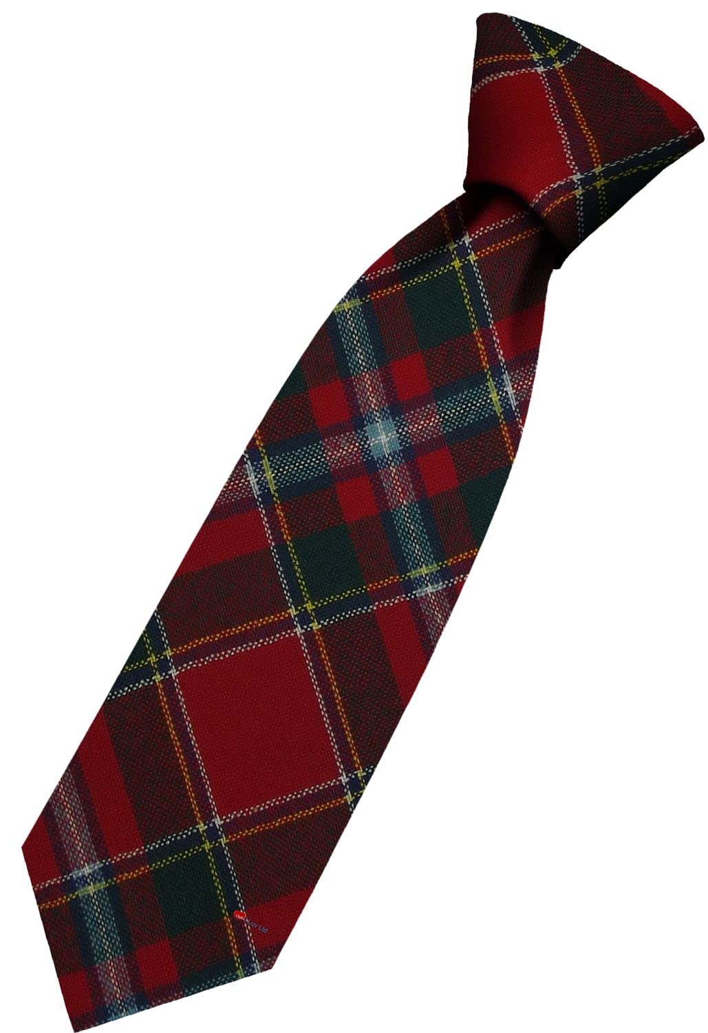 I Luv Ltd Men's Drummond Of Perth Modern Wool Tie Woven And Hand Made In Scotland In Tartan Scottish Clan Ties