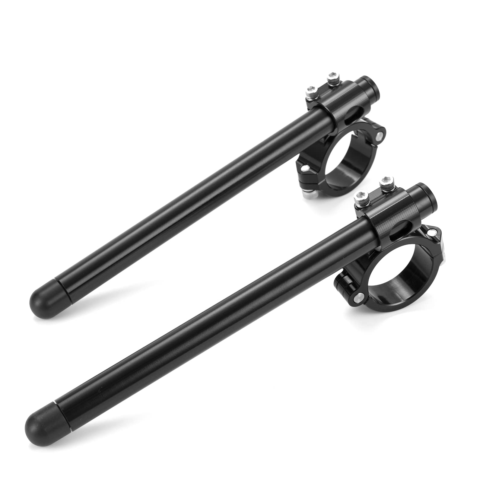 Φ43mm clip ons handlebar fit for motorcycle fork tube Φ43mm,cafe racer build clip on bars Φ 7/8" CNC aluminum Machined
