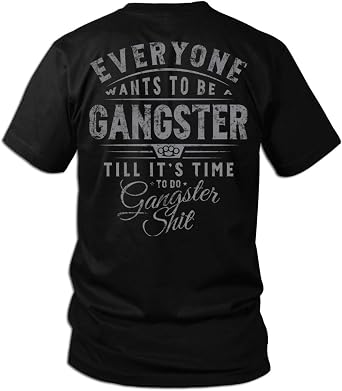 Savage Tacticians Mens Graphic Tee, Gangster Streetwear Shirt
