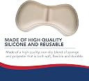 SILENCIO 2 Pairs Sponge Insoles for Heels Shoe Pads,Shoe Insoles Heel Cushions Sponge Shoes Pads with High Heel Inserts for Loose Shoes Heel Protector for Arch Pain Foot Pain gallery image