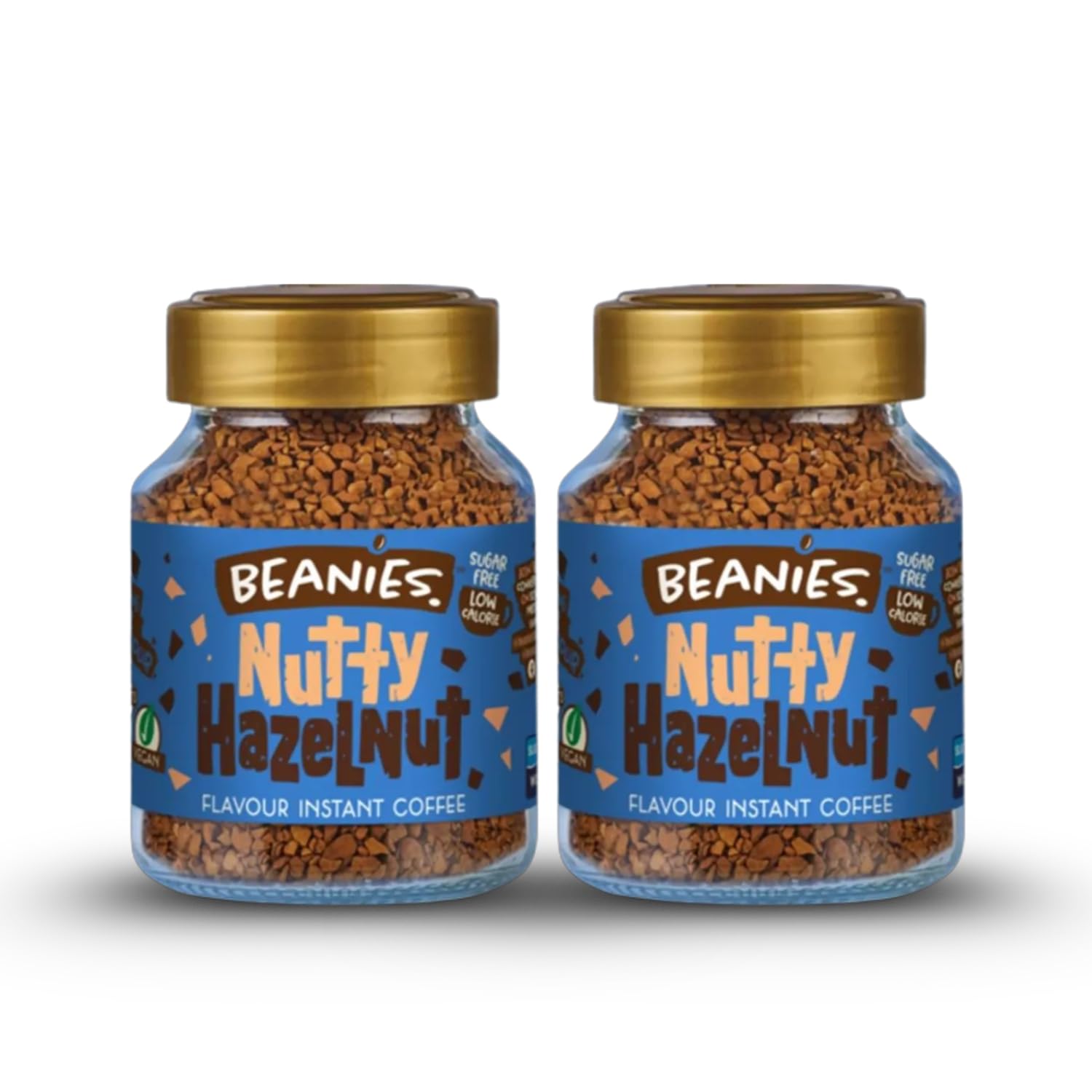 Beanies Nutty Hazelnut Flavour Instant Coffee, 50g | Roasted Hazelnuts | Gourmet Coffee | Naturally Flavoured | 100% Australian | Freeze- dried | Vegan | Nut-free | Pack of 2-picture-21