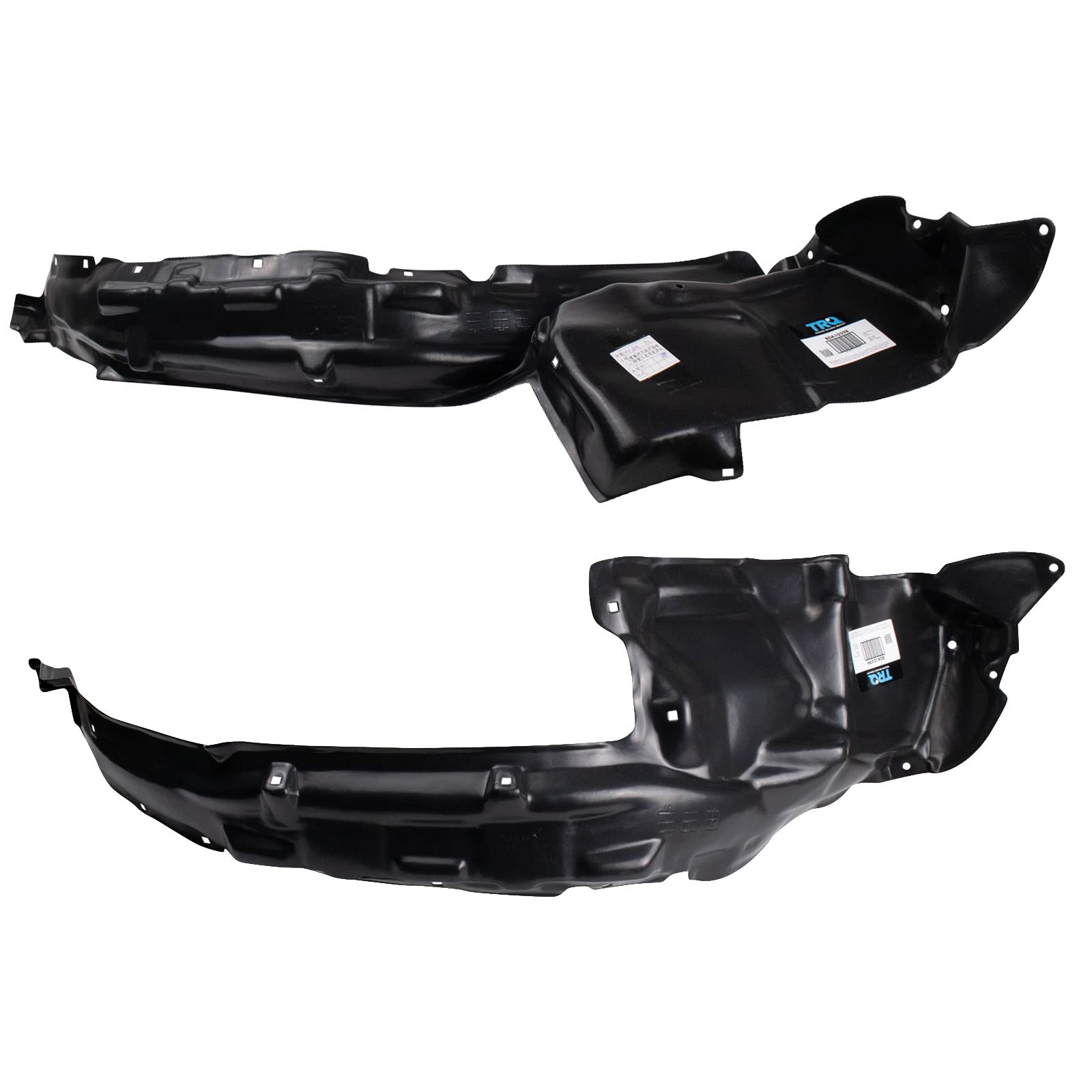 TRQ Front Inner Fender Liner Set Compatible with 2003-2006 Toyota Tundra TO1248125 TO1249125