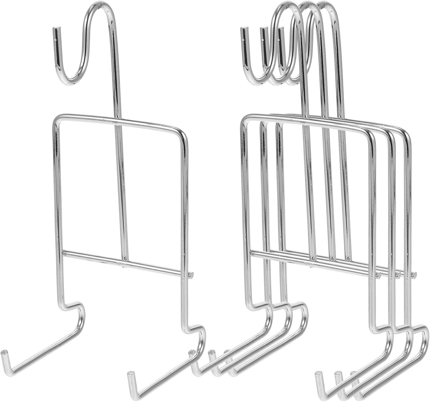 Kichvoe Glass Coffee Mugs 4Pcs Coffee Mug Holder Tea Cup