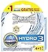 Produktbild Wilkinson Sword Hydro 3 Rasierklingen für Herren, 5 Klingen, Rasierer 4 + 1 St
