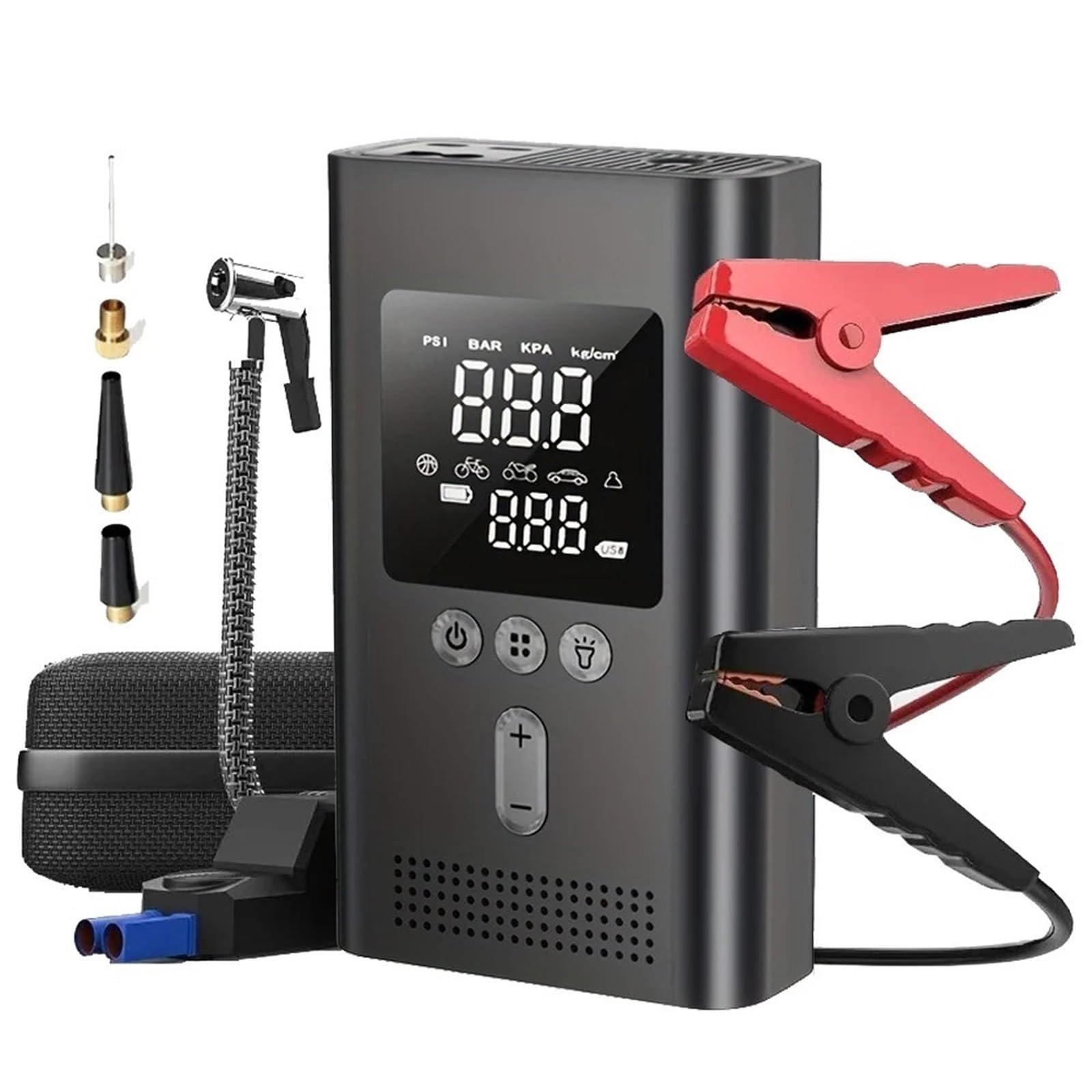 Compresseur Air Pneus à gonfleur externe portable Gonfleur Electrique