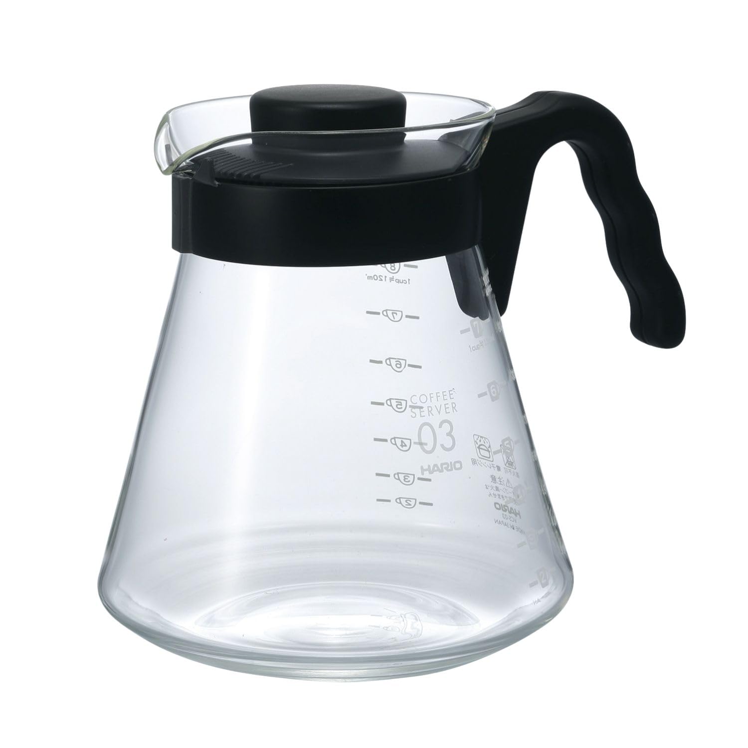 HARIO(ハリオ) V60コーヒーサーバー 実用容量1000ml ブラック 日本製 VCS-03B