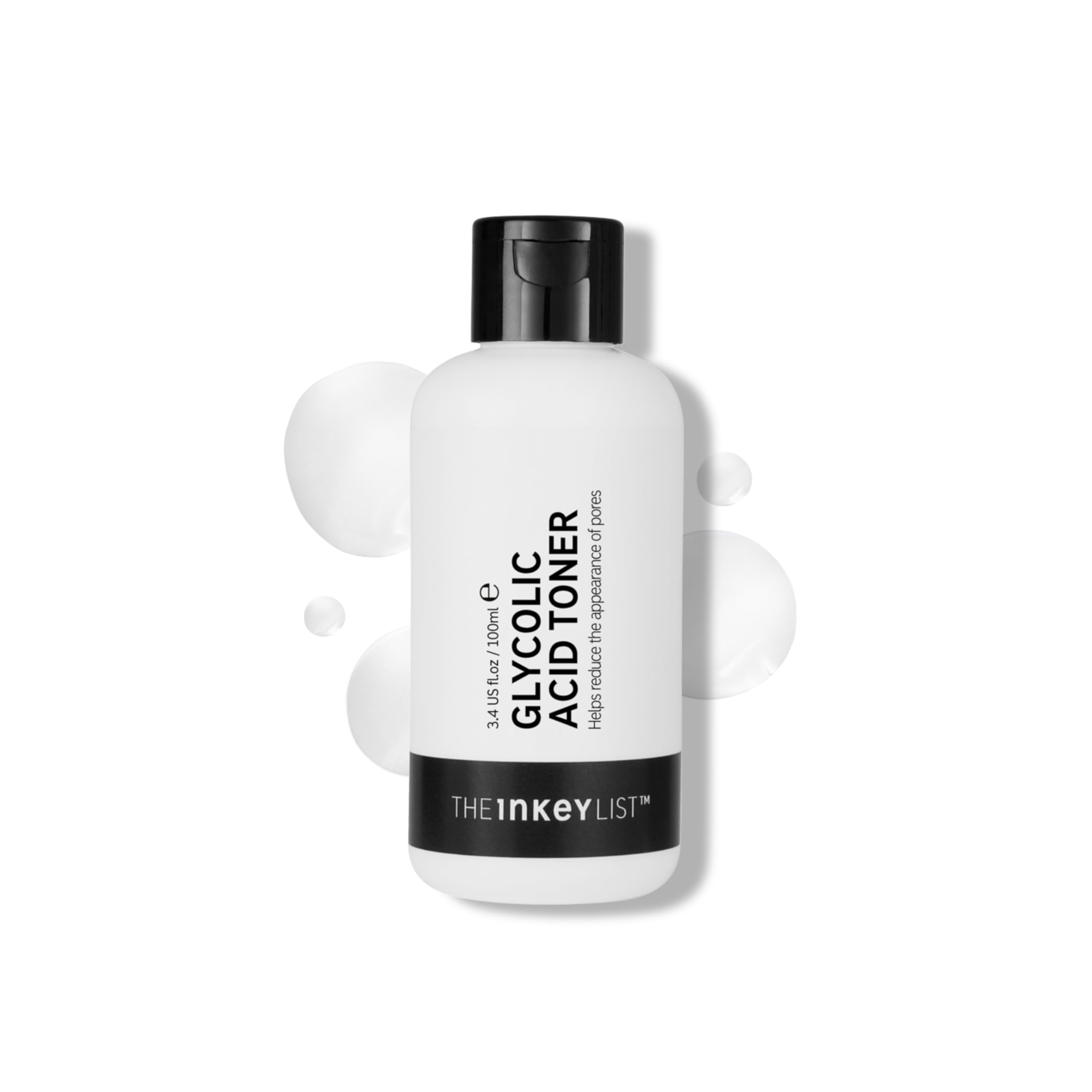 - The INKEY List 10% Glycolic Acid Toner 3.4 Fl Oz, Includes Witch Hazel, Pore Minimising Toner, Brightens Skin, Vegan Friendly, Suitable for Normal/Oily Skin