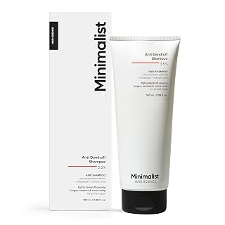 Minimalist Anti-Dandruff Shampoo | Clarifying Shampoo with Salicylic Acid, Climbazole & Piroctone Olamine | Remove Flakes, Soothes Itchy Scalp & Reduces Dandruff | Sulphate-Free | Fragrance-Free | Suitable for All Hair Types | For Women & Men | 100 ml - Amazon product rated Grade A