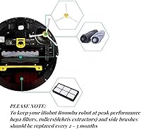 Vista 2 de Piezas de repuesto para iRobot Roomba 800 900 Series 805 860 861 864 866 870 871 880 890 891 960 961 964 980 981 985, 17 PCS Kit